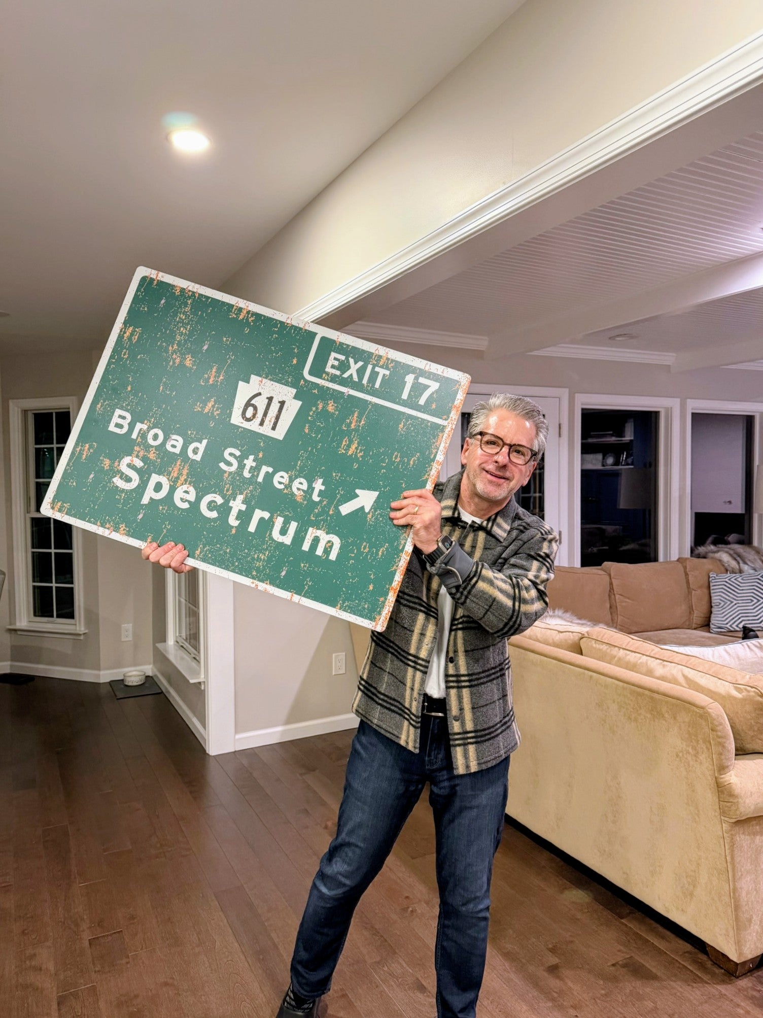 The Spectrum – Classic Stadium Metal Sign