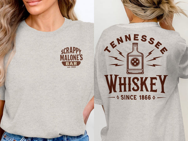 Tennessee Whiskey Bottle Since 1866 Graphic T-Shirt
