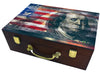 Dead Presidents - Premium 500 Capacity Mahogany Wooden Poker Chip Case