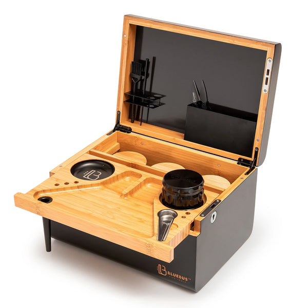 DISCOVERY - Stash Storage Box For the Bar Blue Bus Fine Tools Black