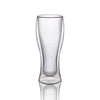 Double Walled Beer Drink Glass Mug - Set of 4 (Without Handle) For the Bar Lemonsoda