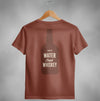 Save Water Drink Whiskey Funny Saying Graphic Bottle T-Shirt