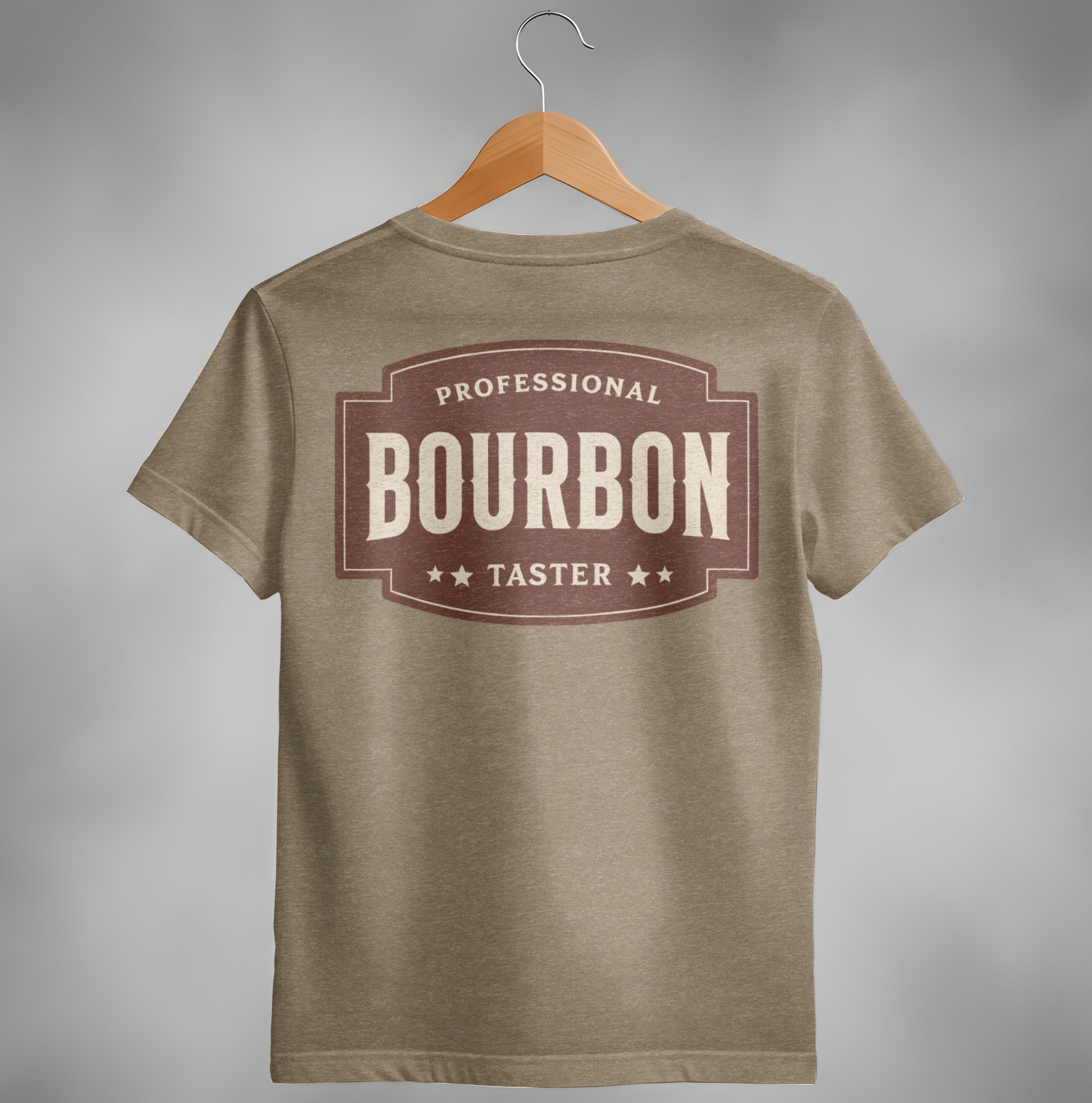 Professional Bourbon Taster Funny Alcohol Design T-Shirt