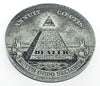 Crystal Poker Dealer Buttons - Eye Of Providence