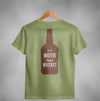 Save Water Drink Whiskey Funny Saying Graphic Bottle T-Shirt
