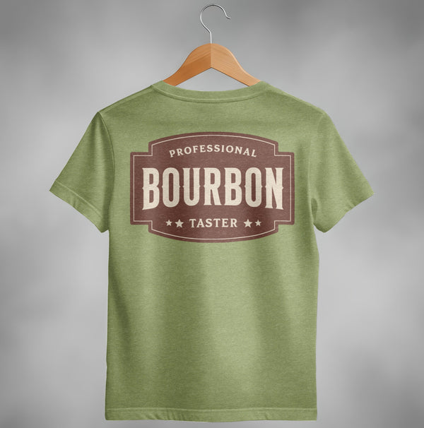 Professional Bourbon Taster Funny Alcohol Design T-Shirt