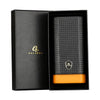 GALINER Leather & Cedar Wood Cigar Case – 3-Tube Portable Cigar Holder