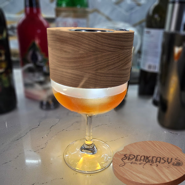 Speakeasy SNAP - Glass Top Cocktail Smoker For the Bar Ford Product Design