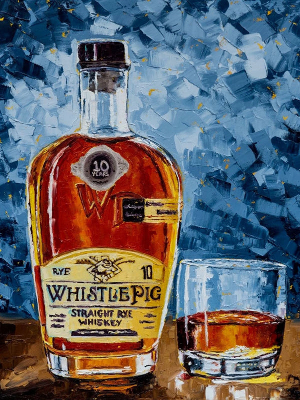 Bourbon Bottle Print - Whistle Pig