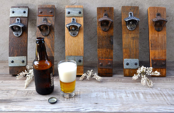 Barrel Stave Bottle Openers For the Bar Desert Barrel Designs