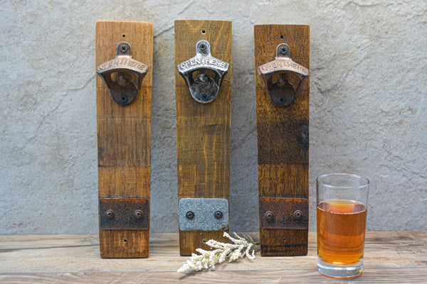 Barrel Stave Bottle Openers For the Bar Desert Barrel Designs