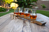 Bourbon Tasting Flight - With 4 Glencairn Glasses For the Bar Desert Barrel Designs