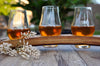 Bourbon Tasting Flight - With 4 Glencairn Glasses For the Bar Desert Barrel Designs