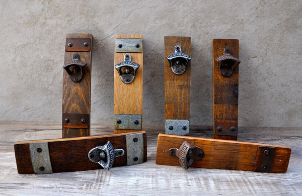 Barrel Stave Bottle Openers For the Bar Desert Barrel Designs