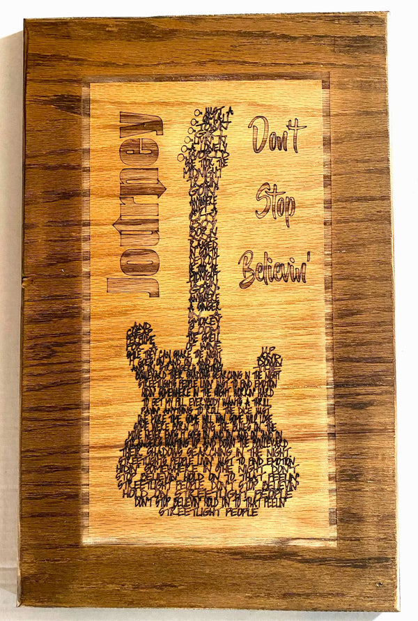 Journey - "Don't Stop Believin'" Guitar Lyrics For the Music Lover Agape Farms