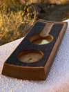 Barrel Stave Cigar Ashtray - With Glencairn Glass For the Bar Desert Barrel Designs