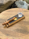 Barrel Stave Cigar Ashtray - With Glencairn Glass For the Bar Desert Barrel Designs