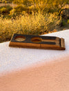Barrel Stave Cigar Ashtray - With Glencairn Glass For the Bar Desert Barrel Designs
