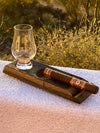 Barrel Stave Cigar Ashtray - With Glencairn Glass For the Bar Desert Barrel Designs