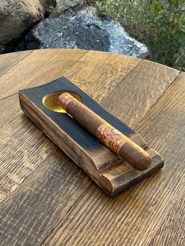 Barrel Stave Cigar Ashtray For the Bar Desert Barrel Designs