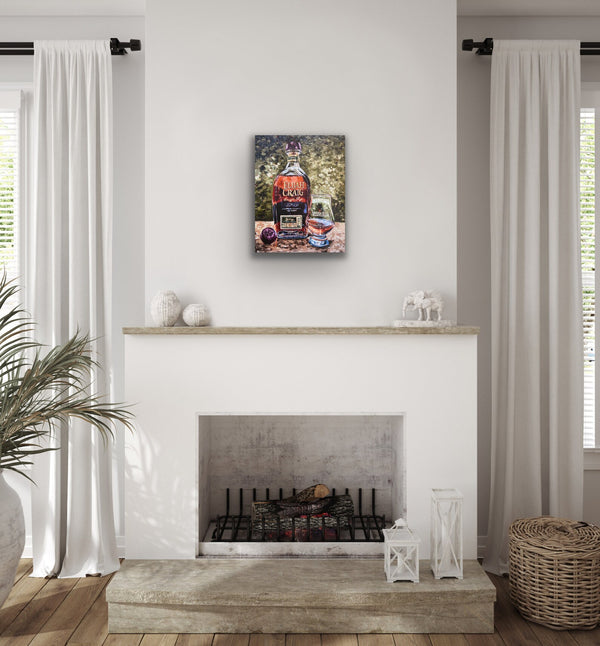 Bourbon Bottle Print - Elijah Craig For the Man Cave Kim Perry Studios