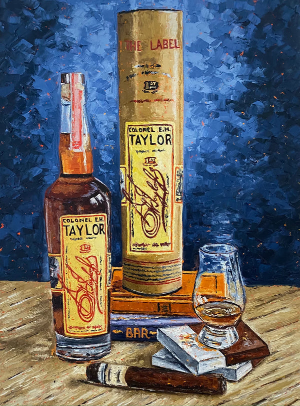 Bourbon Bottle Print - E.H. Taylor