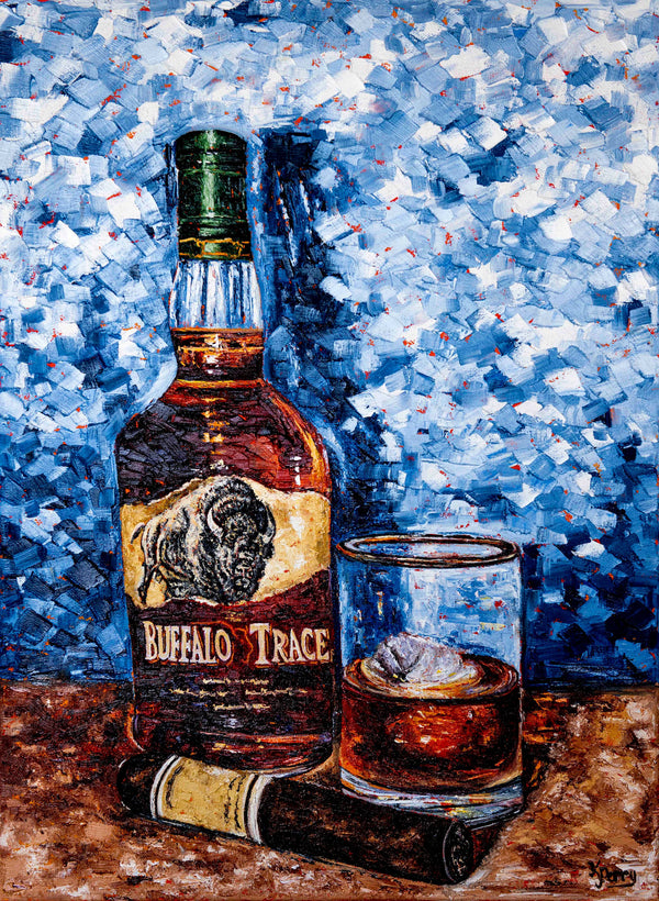 Bourbon Bottle Print - Buffalo Trace