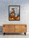 Bourbon Bottle Print - Buffalo Trace For the Man Cave Kim Perry Studios