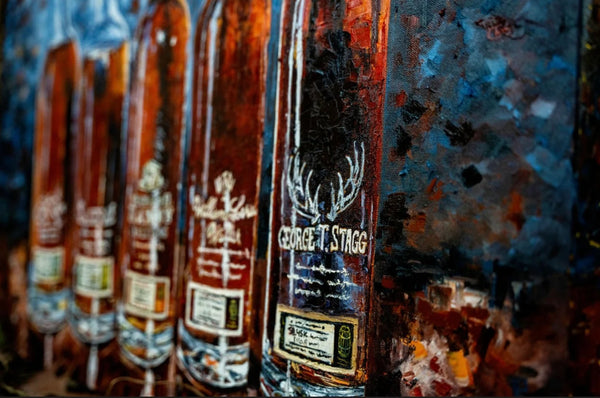 Bourbon Bottle Print - Buffalo Trace "Antique Collection" For the Man Cave Kim Perry Studios