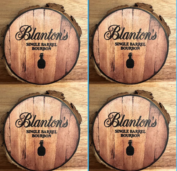Blanton’s Bourbon – Wood Coaster Set of 4 For the Bar Purposeful2022