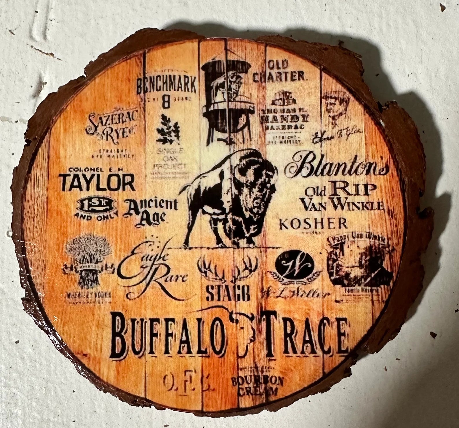 Bourbon Variety Pack #4 – Wood Coaster Set of 4 For the Bar Purposeful2022