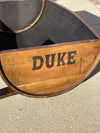 Whiskey Barrel Dog Bed- Josie approved!