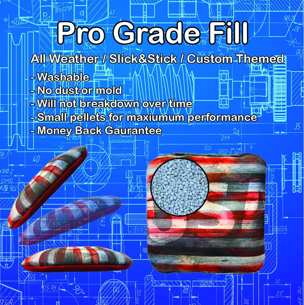 Eagle American Flag Fireworks Cornhole Boards