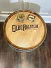 Whiskey Barrel End Table- Custom Engraving Available