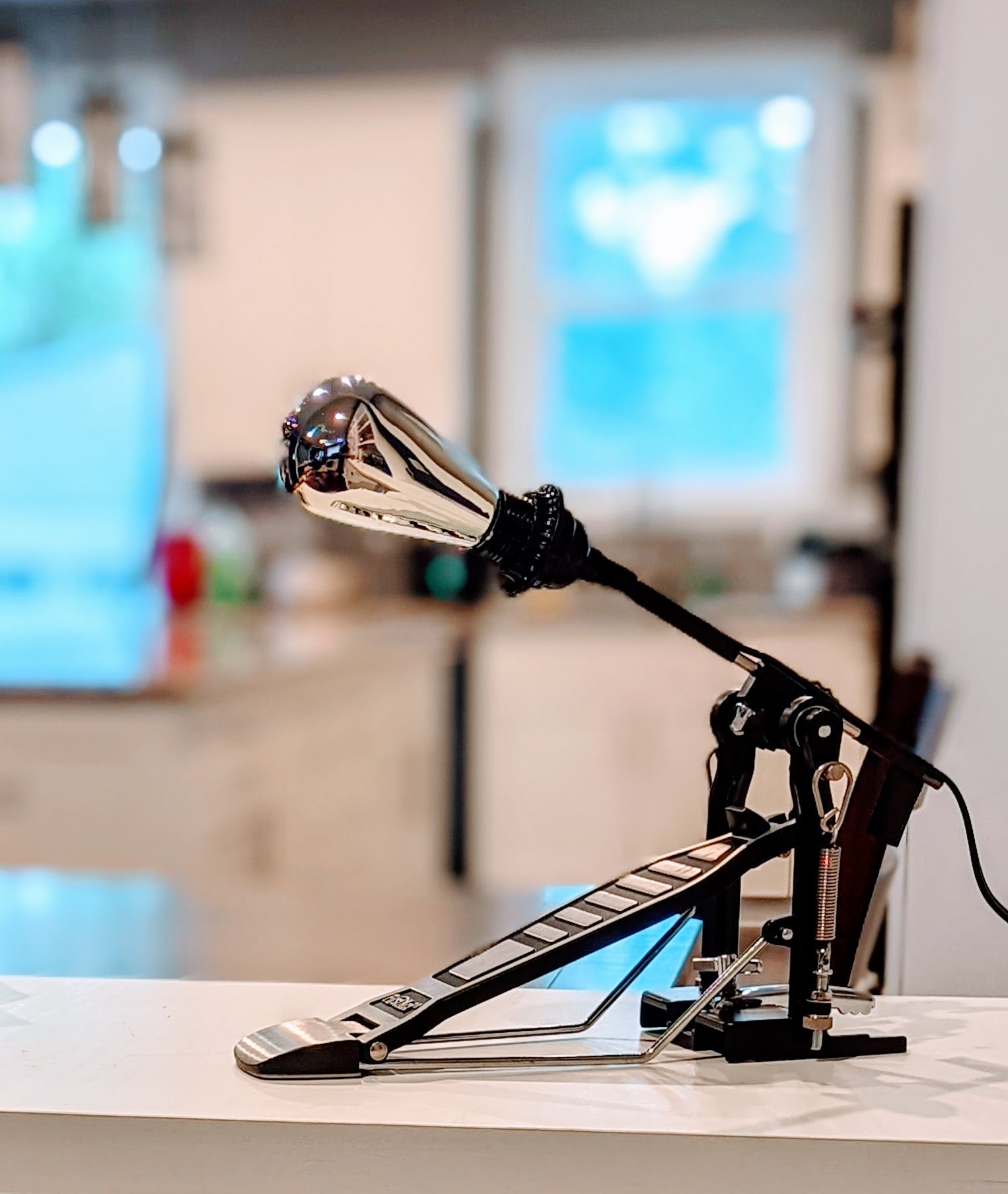 Bass Drum Pedal Accent Light For the Music Lover Art of Rock and Roll