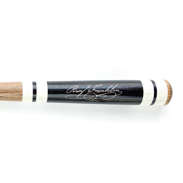 "Join or Die" - Ben Franklin Edition - Baseball Art Bat