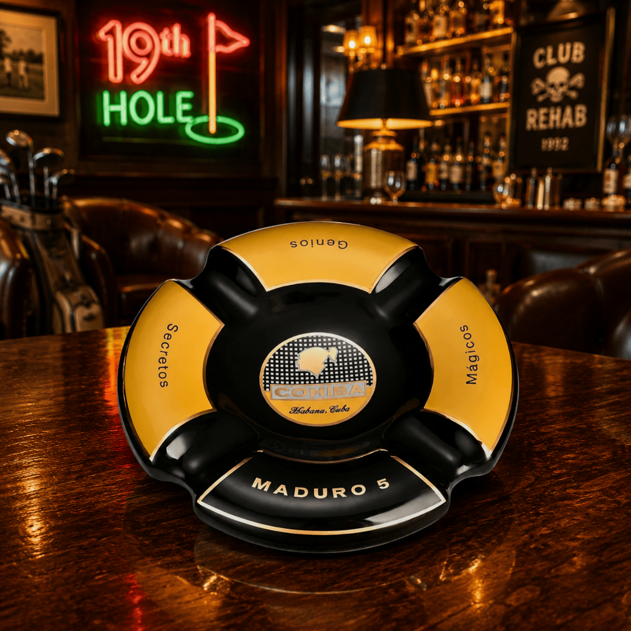 Maduro 5 Round Ceramic Cigar Ashtray Collection