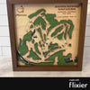 Augusta National Master's Golf Club - Handmade Wood Course Map For the Sports Lover Bauer Gift Co.