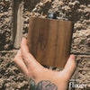 City Skylines - Wooden Hip Flask For the Bar Autumn Woods