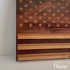 American Flag Challenge Coin Display - Handcrafted Wood For the Man Cave McCurdy Woodworking