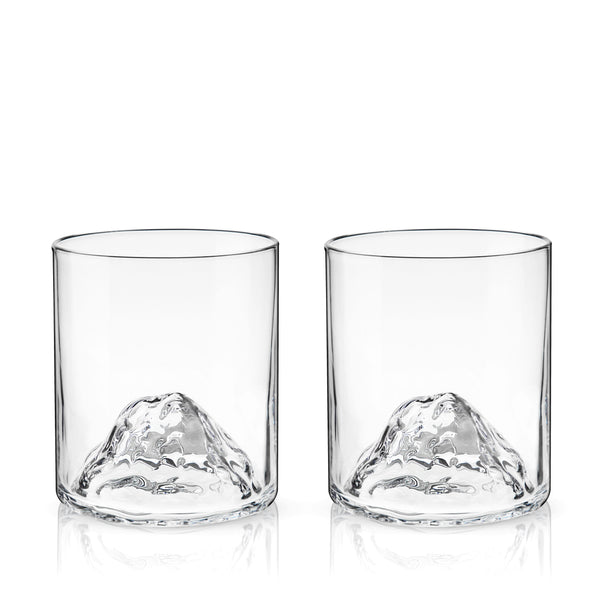 Mountain Crystal Tumblers Set of 2